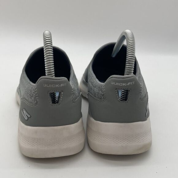 Womens Size 7.5 Skechers Go Walk 6 Grand Horizon Grey Slip On Walking Shoes - Picture 7 of 11